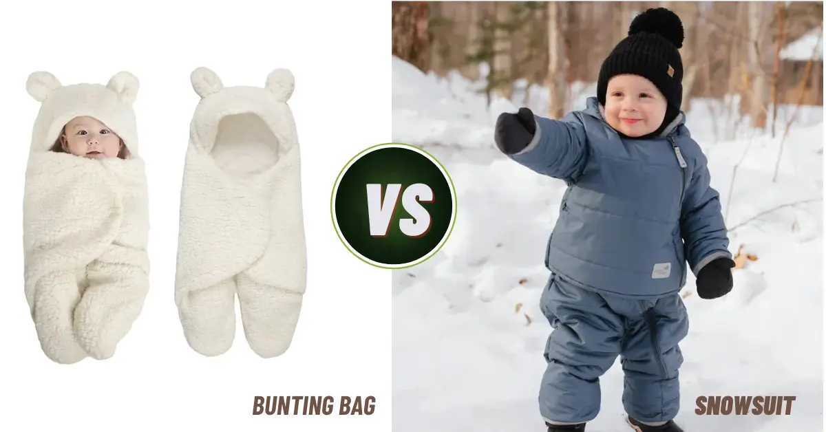 Baby Bunting Bag Vs. Snowsuit